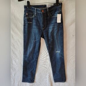 Adriano Goldschmied AG-ED Dark Wash Distressed Jeans Sz 27